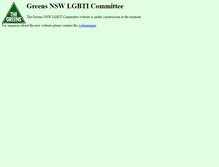 Tablet Screenshot of lgbti.nsw.greens.org.au