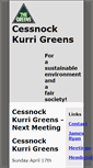Mobile Screenshot of cessnock-kurri.nsw.greens.org.au