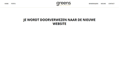 Desktop Screenshot of greens.nl
